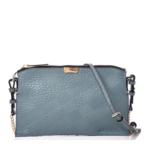 celadon blue burberry|Signature Grain Peyton Embossed Check Crossbody In Celadon .